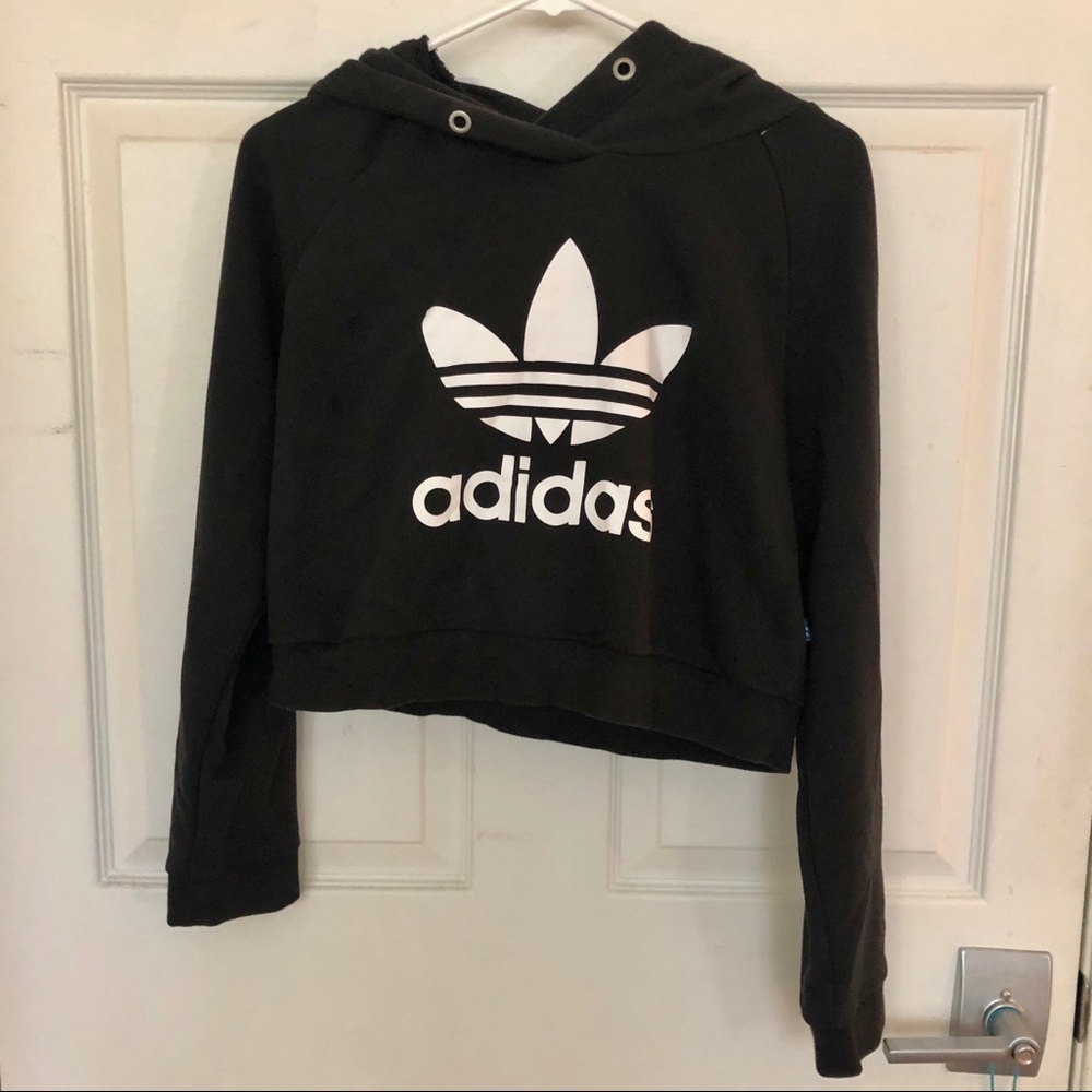Cropped Adidas Hoodie